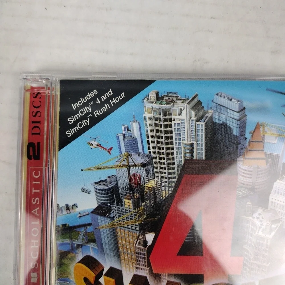 SimCity 4/Rush Hour Deluxe Edition (PC, 2003) –2 Disks-Complete Excellent